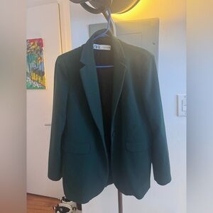 Zara Women's Green Blazer